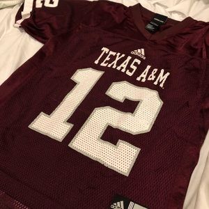 Boys Youth Large Adidas Texas A&M Jersey